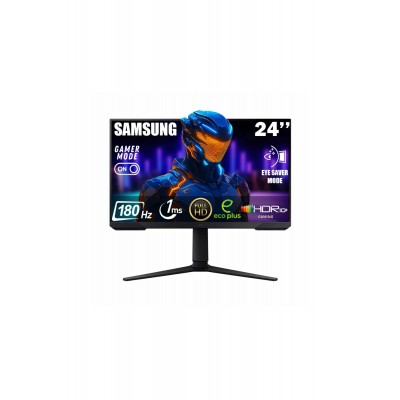Samsung 24” Odyssey G3 LS24DG302EUXUF 1ms 180hz VA HDMI,DisplayPort Pivot Gaming Monitör