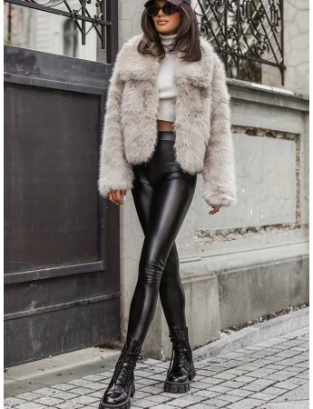 Şık Kadın Polar Astarlı Esnek Bilekli Pantolon