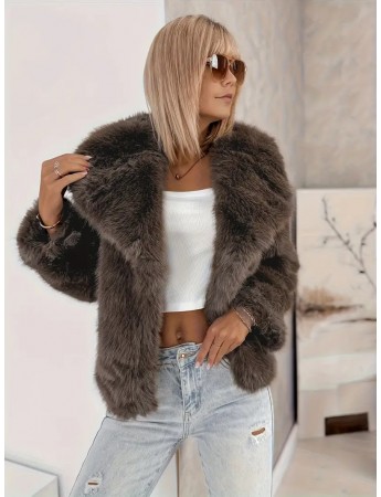 Kısa Kışlık Ceket - Yapay Kürk Detay&hellip;