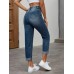 Yüksek Bel Esnek Skinny Jean