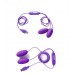 Mor Kablolu İkili Egg Vibratör USB Girişli