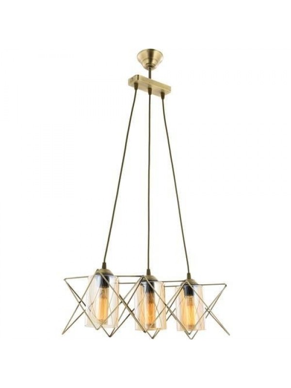 Beliz 3 lü Eskitme Camlı Avize… Beliz 3 lü Eskitme Camlı Avize…