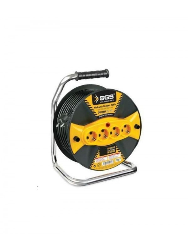 SGS Makaralı Uzatma Kablosu 2,5x20 MT… SGS Makaralı Uzatma Kablosu 2,5x20 MT…